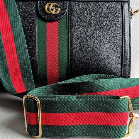 gucci bag stripe strap|authentic Gucci bag strap.